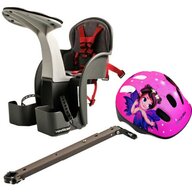Weeride - Set Scaun bicicleta copii. Pozitie montare Centru. 15  si Casca Protectie XS 44-48 Fairy Tail WR01SKFT