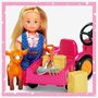 Simba - Set de joaca Tractor cu remorca,  Cu accesorii, Cu papusa Evi Love - 2