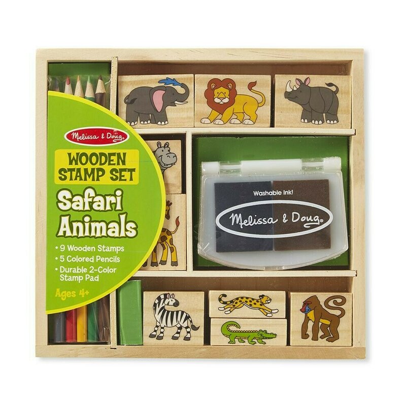 Melissa & doug - set stampile safari