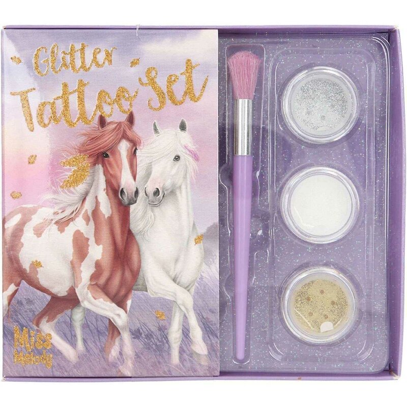Depesche - set tatuaje cu sclipici miss melody pt11572