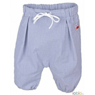 Sevilla Fine Stripe Blue 98/104 - Pantaloni Salvari 3/4 din bumbac organic - Iobio