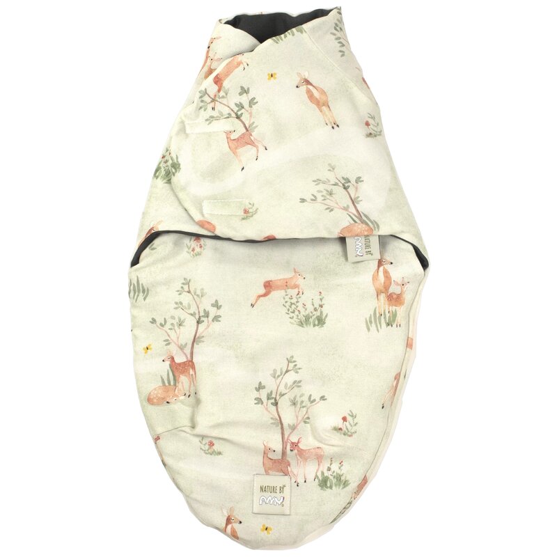 Amy - Sistem de infasare Baby swaddle Nature Bamboo by din Bambus, Padure