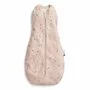 Sistem de infasat si sac de dormit, ErgoPouch, 2 in 1, 0-3 luni, 3-6 kg, TOG 0.2, Bumbac organic, Fermoar bidirectional, Transformabil, Lavabil la masina, Certificat non-toxic, Premiat in Australia, Model musetel, Roz - 2