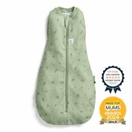 Sistem de infasat si sac de dormit, ErgoPouch, 2 in 1, 0-3 luni, 3-6 kg, TOG 1, Bumbac organic, Fermoar bidirectional, Transformabil, Lavabil la masina, Certificat non-toxic, Premiat in Australia, Model Willow, Verde