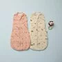 Sistem de infasat si sac de dormit, ErgoPouch, 2 in 1, 0-3 luni, 3-6 kg, TOG 2.5, Bumbac organic, Fermoar bidirectional, Transformabil, Lavabil la masina, Certificat non-toxic, Premiat in Australia, Model Elephant Parade - 2