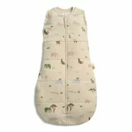 Sistem de infasat si sac de dormit, ErgoPouch, 2 in 1, 0-3 luni, 3-6 kg, TOG 2.5, Bumbac organic, Fermoar bidirectional, Transformabil, Lavabil la masina, Certificat non-toxic, Premiat in Australia, Model Savannah