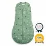 Sistem de infasat si sac de dormit, ErgoPouch, 2 in 1, 0-3 luni, 3-6 kg, TOG 2.5, Bumbac organic, Fermoar bidirectional, Transformabil, Lavabil la masina, Certificat non-toxic, Premiat in Australia, Model Sweet Orchard - 1