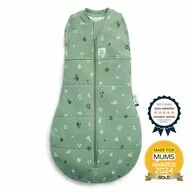 Sistem de infasat si sac de dormit, ErgoPouch, 2 in 1, 0-3 luni, 3-6 kg, TOG 2.5, Bumbac organic, Fermoar bidirectional, Transformabil, Lavabil la masina, Certificat non-toxic, Premiat in Australia, Model Sweet Orchard