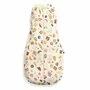 Sistem de infasat si sac de dormit, ErgoPouch, 2 in 1, 3-6 luni, 6-8 kg, TOG 0.2, Bumbac organic, Fermoar bidirectional, Transformabil, Lavabil la masina, Certificat non-toxic, Premiat in Australia, Model prajituri, Crem - 2