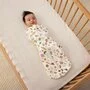 Sistem de infasat si sac de dormit, ErgoPouch, 2 in 1, 3-6 luni, 6-8 kg, TOG 0.2, Bumbac organic, Fermoar bidirectional, Transformabil, Lavabil la masina, Certificat non-toxic, Premiat in Australia, Model prajituri, Crem - 6