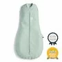 Sistem de infasat si sac de dormit, ErgoPouch, 2 in 1, 3-6 luni, 6-8 kg, TOG 0.2, Bumbac organic, Fermoar bidirectional, Transformabil, Lavabil la masina, Certificat non-toxic, Premiat in Australia, Verde