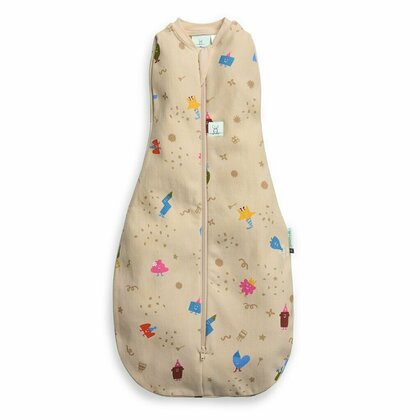 Sistem de infasat si sac de dormit, ErgoPouch, 2 in 1, 3-6 luni, 6-8 kg, TOG 1, Bumbac organic, Fermoar bidirectional, Transformabil, Lavabil la masina, Certificat non-toxic, Premiat in Australia, Multicolor