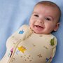 Sistem de infasat si sac de dormit, ErgoPouch, 2 in 1, 6-12 luni, 8-10 kg, TOG 1, Bumbac organic, Fermoar bidirectional, Transformabil, Lavabil la masina, Certificat non-toxic, Premiat in Australia, Multicolor - 6