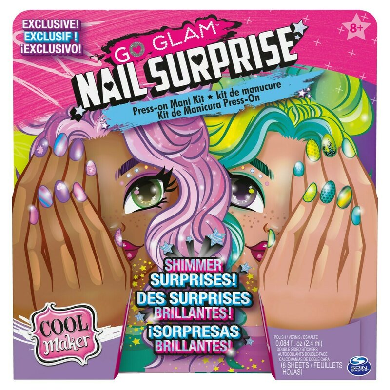 Spin master - go glam cool maker set de manichiura cu sclipici