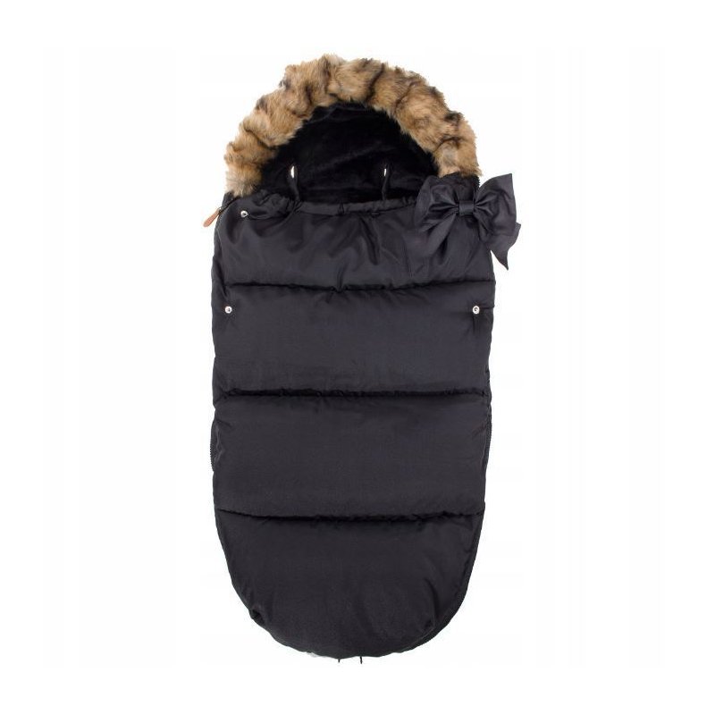 Springos - sac iarna carucior cu blanita detasabila mevis delux, negru