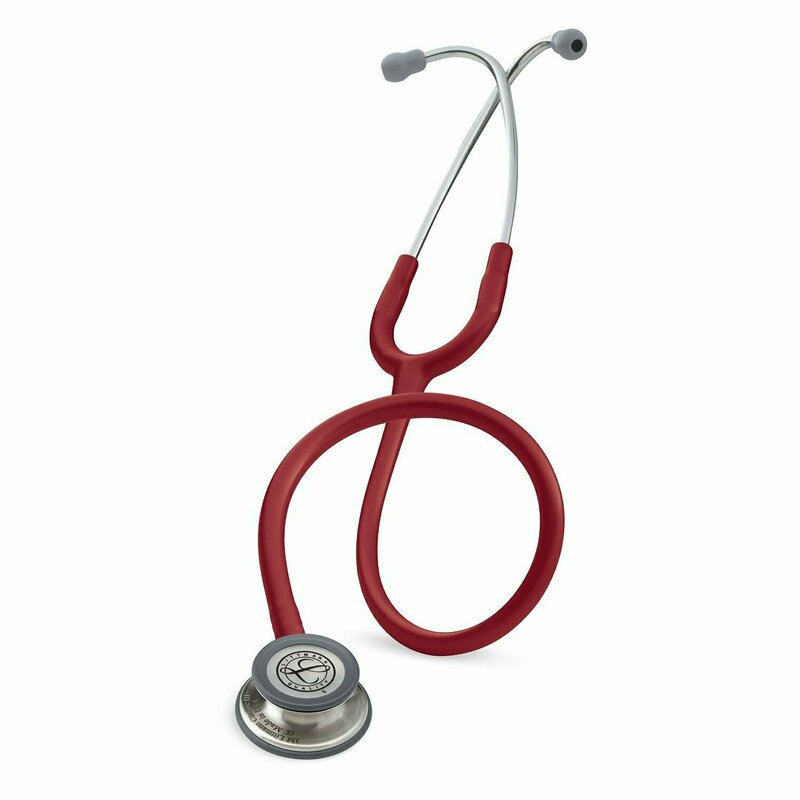 Littmann - stetoscop 3m classic iii 5627, utilizare adulti si copii, rosu burgundia