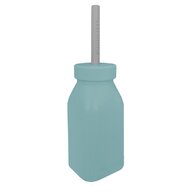 Minikoioi - Sticla cu pai din silicon,  - Aqua Green