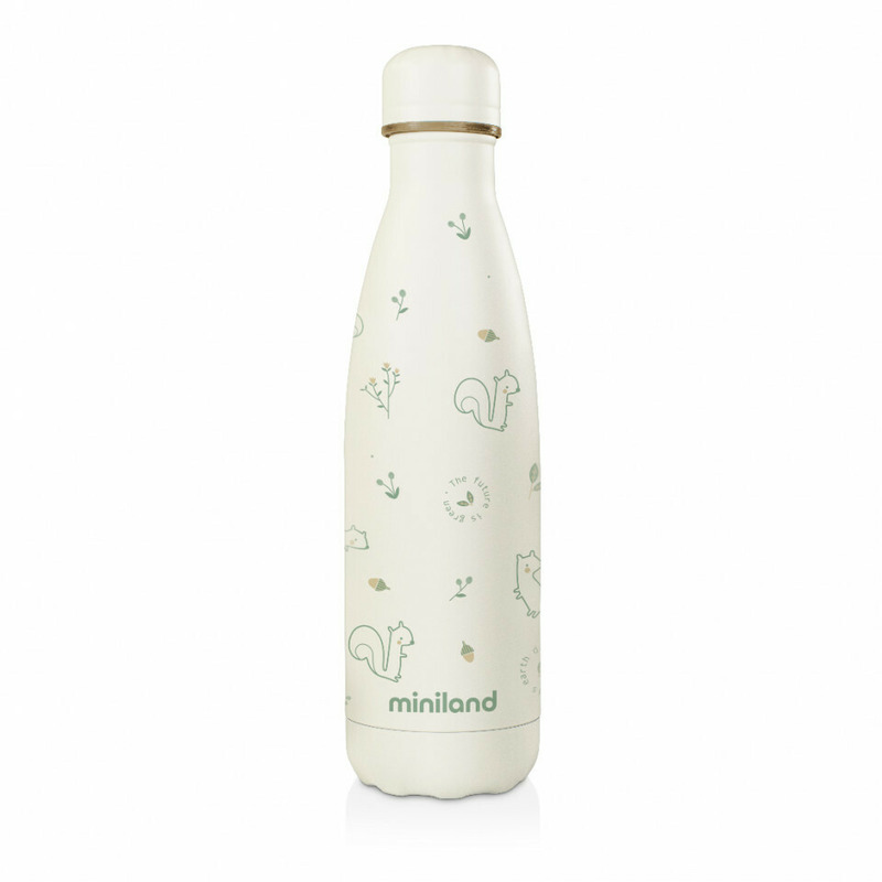 Sticla termos 500 ml natur chip miniland