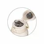 Sticla termos lichide, Petite&Mars, Delicate Flowers, Cu cioc, Din otel inoxidabil, Cu mentinere de temperatura calda pana la 12 h, Rece pana la 24 h, 500 ml, Fara BPA, Cu maner de transport, 3 ani+, Roz - 8