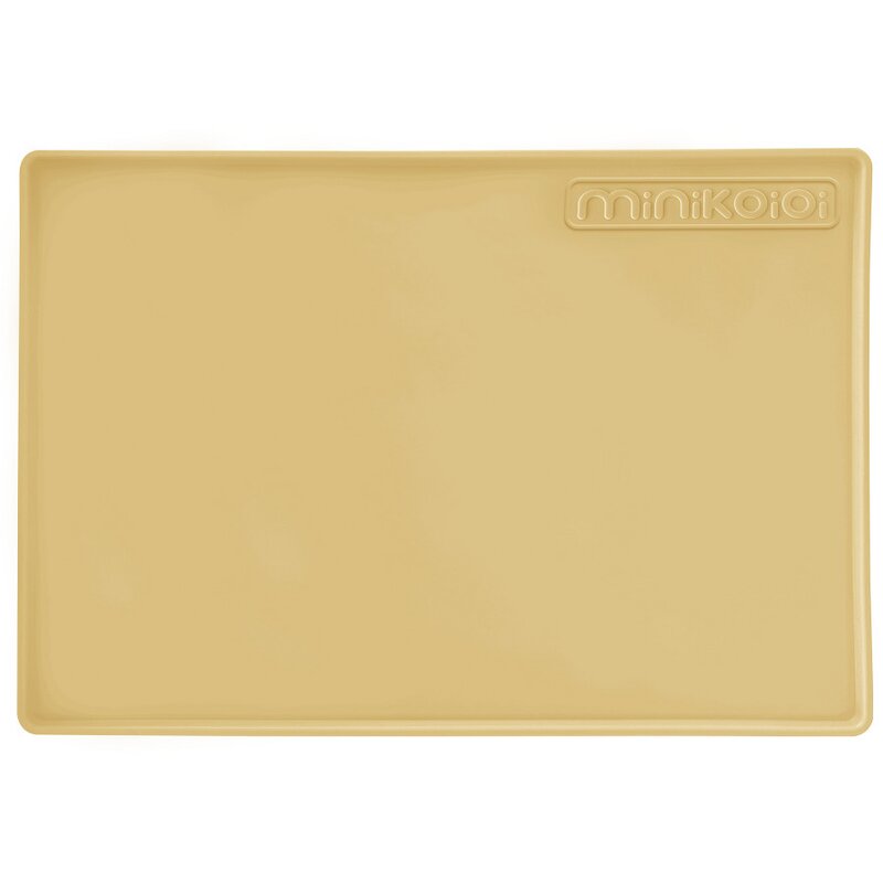 Minikoioi - suport antiderapant pentru tacamuri,100% silicon, - mellow yellow