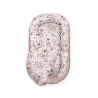 Babysteps - Suport de dormit Babynest Premium Bumbac si Catifea Cherry Soft Pink by , 70x35 cm