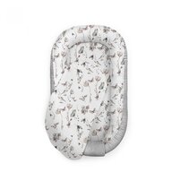 Babysteps - Suport de dormit Babynest Premium Bumbac si Catifea Nature Soft Grey by , 70x35 cm