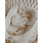 Babyly - Suport de dormit Babynest Premium din tesatura bucle Crem, Teddy by , 80x50 cm - 7