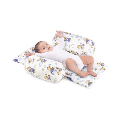 Somnart - Suport de siguranta cu paturica impermeabila pentru bebelusi model Ursuleti