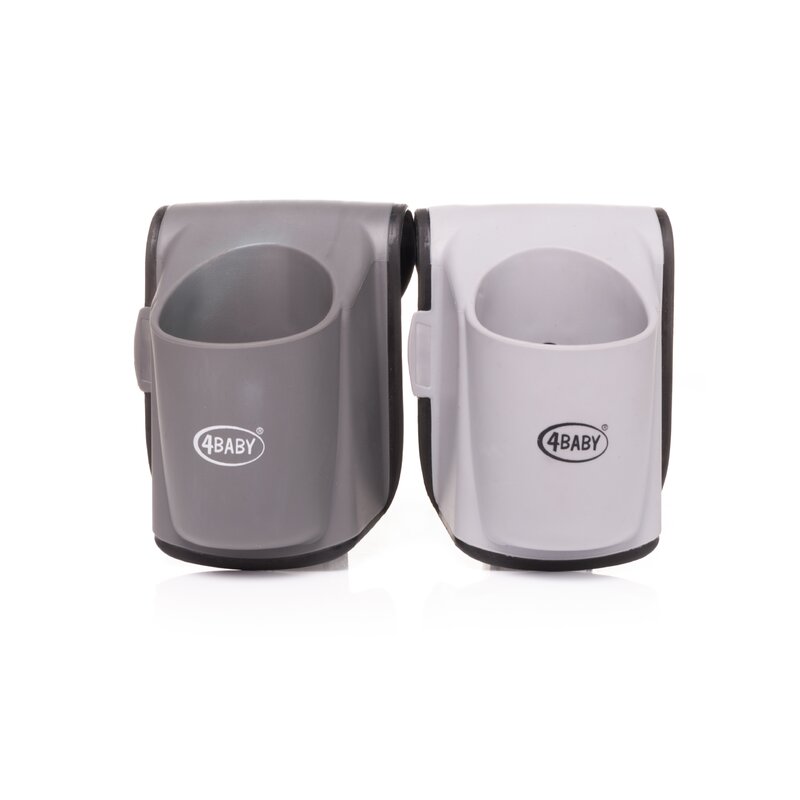 4baby - suport universal de pahar pentru scaunele auto gri deschis