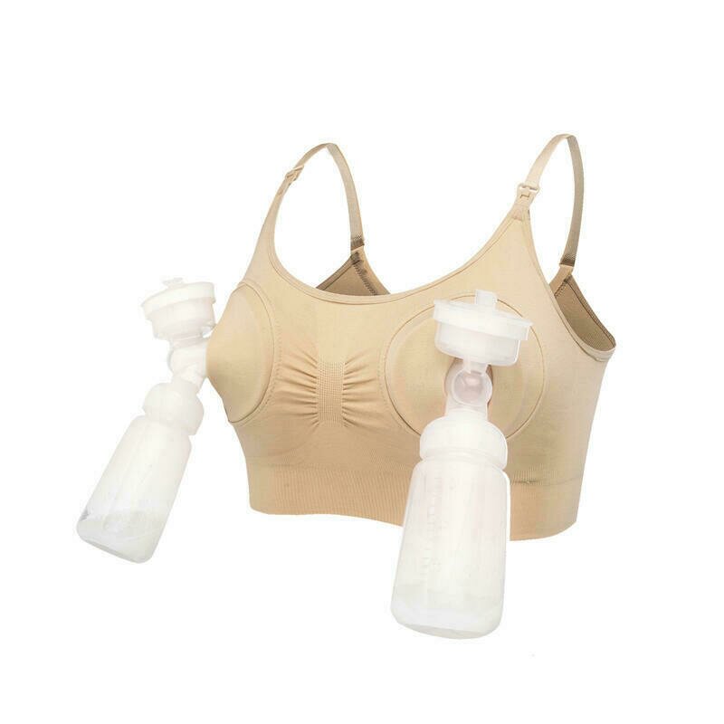 Bufnitel bebe - sutien 2 in1 - alaptare si sustinere pompa san (bej)