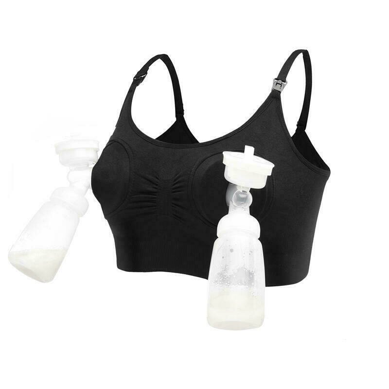 Bufnitel bebe - sutien 2 in1 - alaptare si sustinere pompa san (negru)
