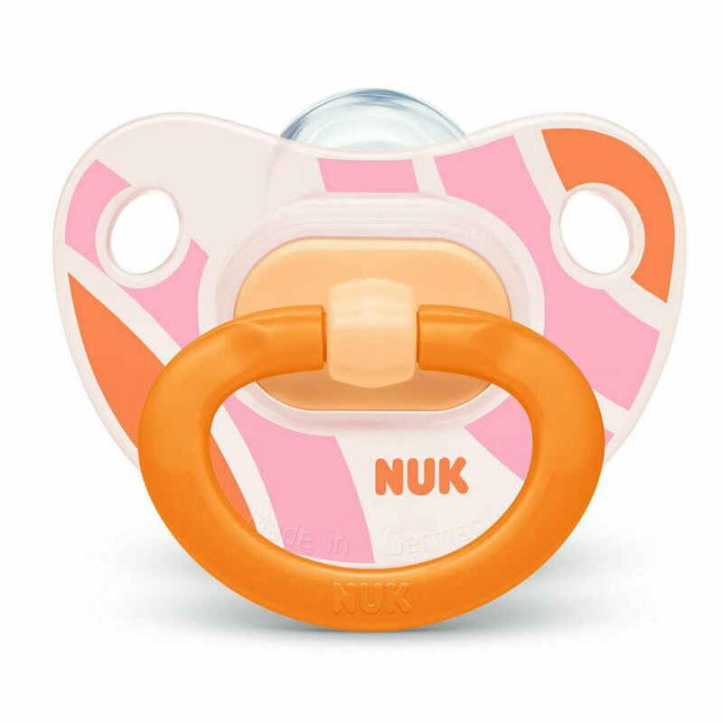 Nuk - nuk - suzeta happy days silicon m2 orange 6-18 luni