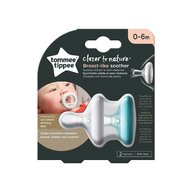 Tommee Tippee - Set suzete 0-6 luni, 2 buc Closer to Nature din Silicon