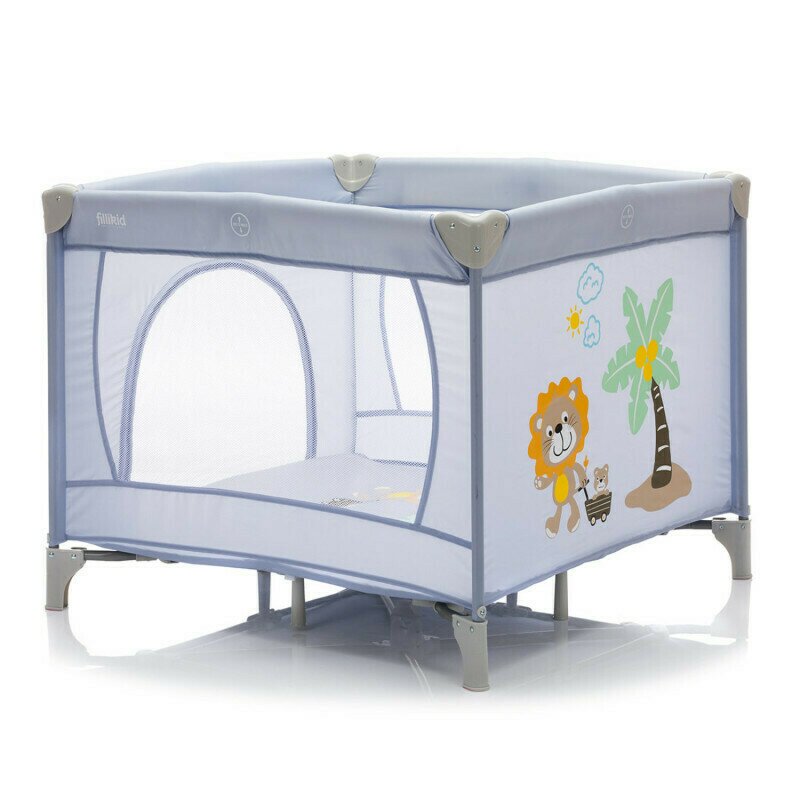 Tarc pentru copii Orlando Safari grey 105x96 Fillikid