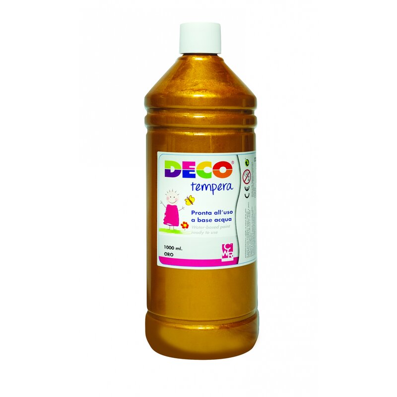 Tempera DECO 1000 ml auriu