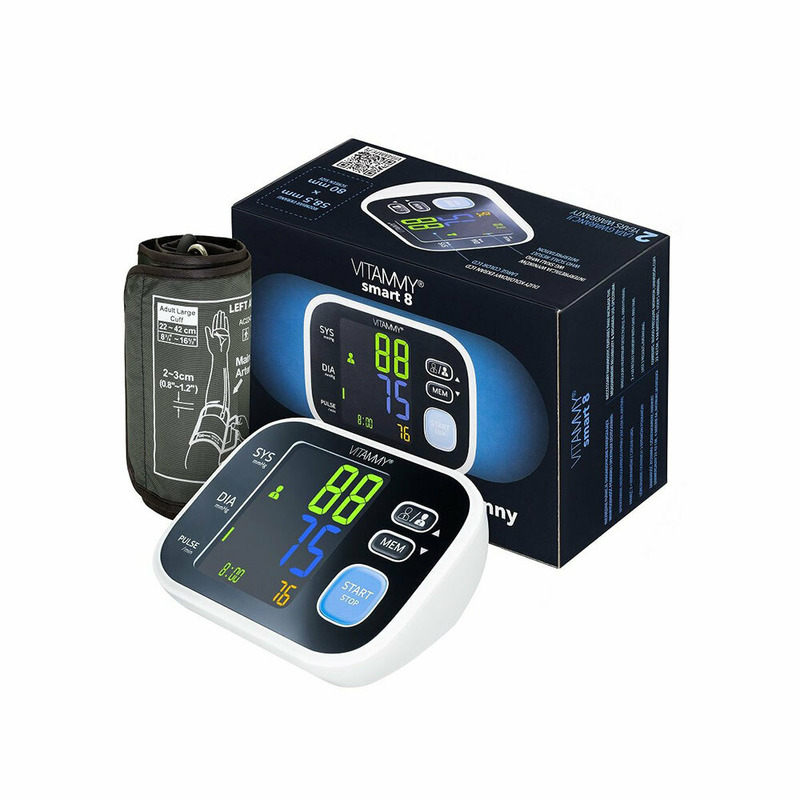 Tensiometru electronic de brat vitammy smart 8, masurare in timpul umflarii mansetei, detectare...
