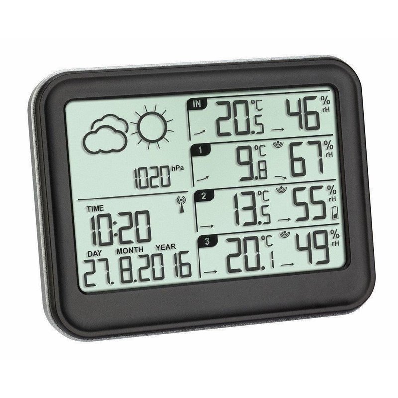 Tfa - Statie meteo cu 3 transmitatoare wireless