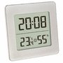Tfa - Termometru si higrometru digital cu ceas si alarma, Alb - 1