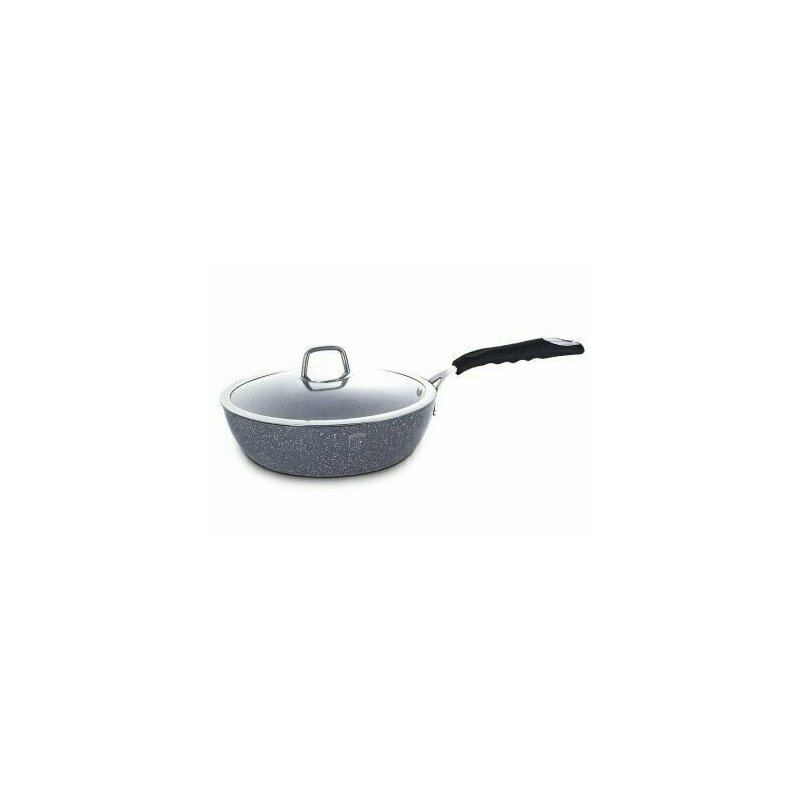 Berlinger haus - tigaie cu capac adanca, 2.5 litri, 24 cm, gray stone touch line, , bh 1165