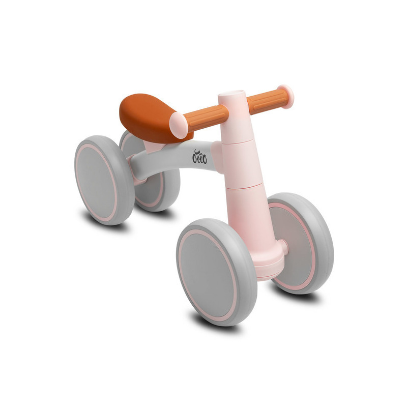 Toyz - bicicleta de echilibru, fara pedale, cadru metalic, roti din spuma, 58 x 24 x 36 cm, 1-3 ani, roz