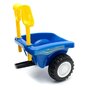 Tractor, Baby Mix, New Holland, Cu remorca detasabila, Cu sunete si claxon, Include lopata si grebla, Pana la 25 kg, 12-36 luni, Blue - 4
