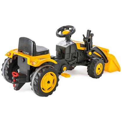 Pilsan - Tractor cu pedale Active with Loader, Galben