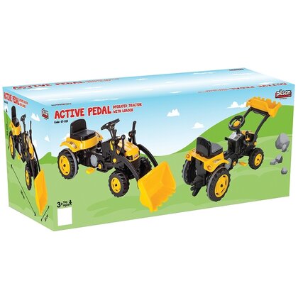 Pilsan - Tractor cu pedale Active with Loader, Galben