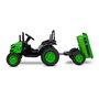 Toyz - Tractor electric Hector 12V Cu telecomanda, Cu remorca, Verde - 3
