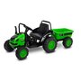 Toyz - Tractor electric Hector 12V Cu telecomanda, Cu remorca, Verde - 4