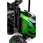 Toyz - Tractor electric Hector 12V Cu telecomanda, Cu remorca, Verde - 13