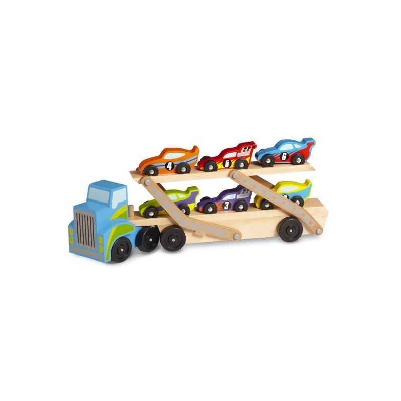 Melissa & Doug - Transportor de masini gigant Melissa and Doug