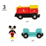 BRIO - Tren din lemn , Mickey Mouse , Cu baterii - 4