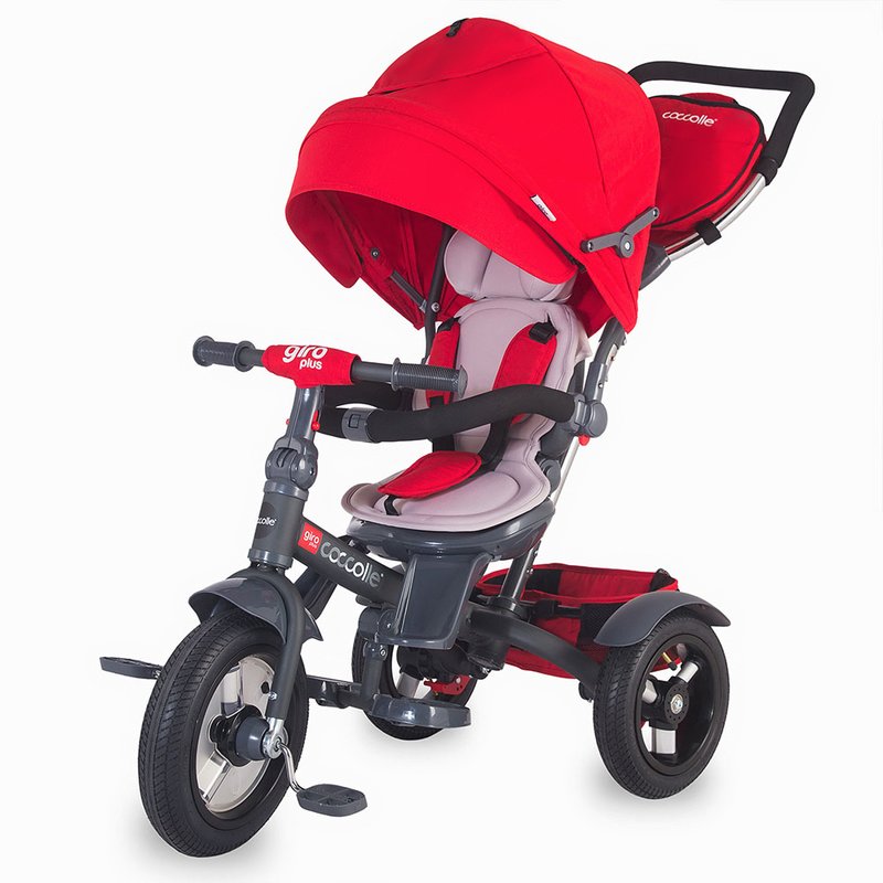 Coccolle Giro Plus 15 Tricicleta multifunctionala Coccolle Giro Plus Rosu