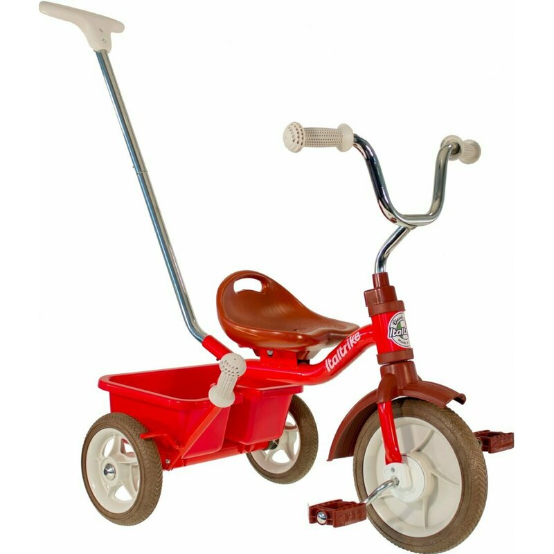 Tricicleta copii, Italtrike, Passenger Champion Mecanism de pedalare libera, Control al directiei, Rosu